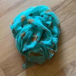 Flamingo scarf